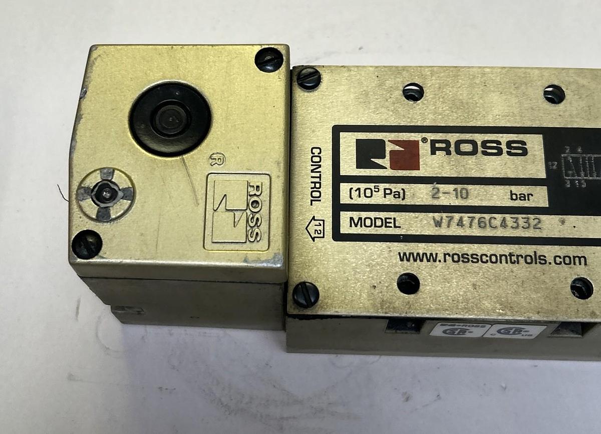 Used ROSS,W7476C4332,SOLENOID VALVE