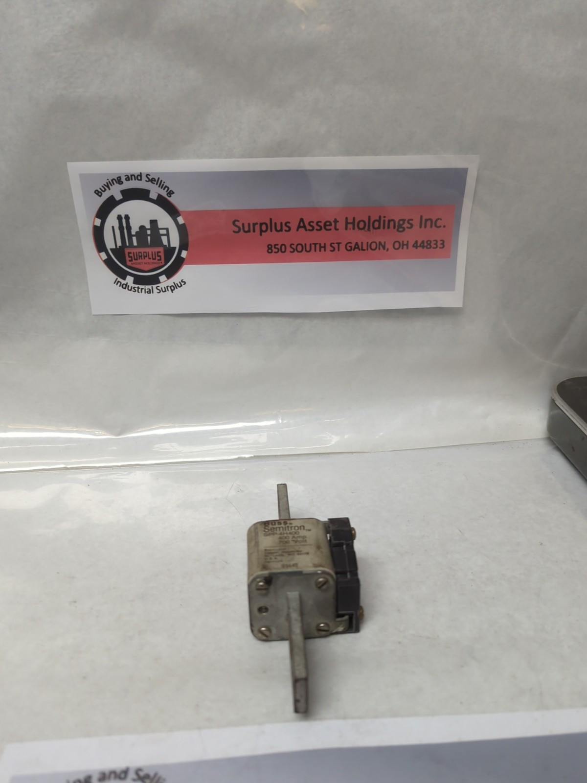 Used COOPER BUSSMANN,SPP-4H400,SEMITRON 400 AMP 700V FUSE PRE-OWNED