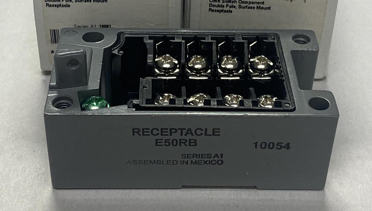 EATON CUTLER HAMMER,E50RB,LIMIT SWITCH RECEPTACLE LOT OF 2 NEW