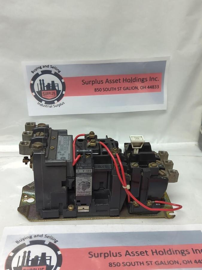 Used ALLEN BRADLEY,509-COD,MOTOR STARTER SER B SIZE 2 45 AMP PRE-OWNED