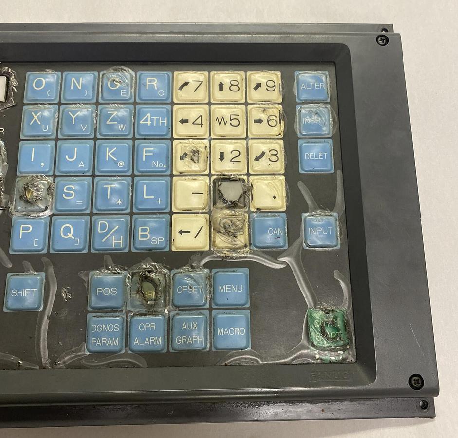 Used FANUC,A02B-0092-C135,OPERATOR KEYBOARD