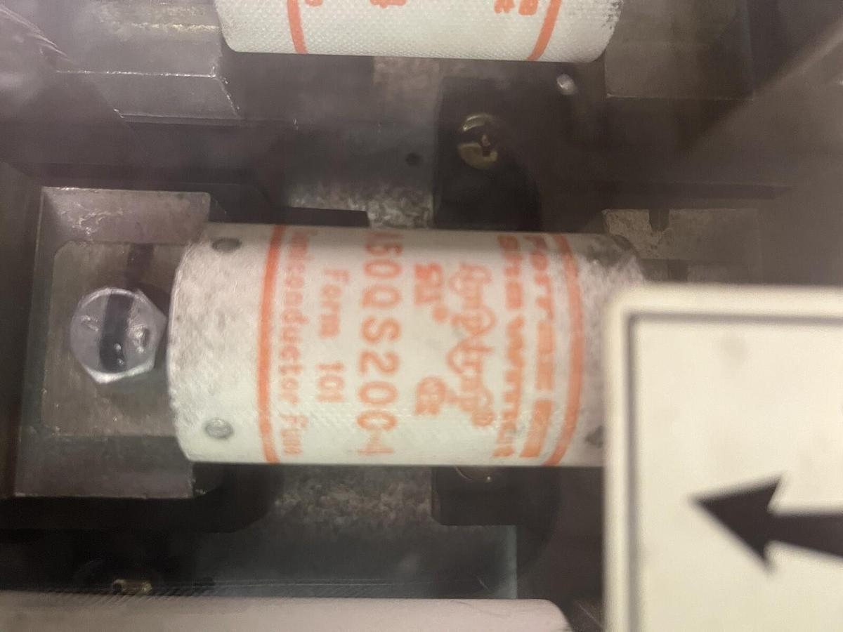 Used SIEMENS,6RA70,SIMOREG DC MASTER FUSE HOLDER 250A 500vdc