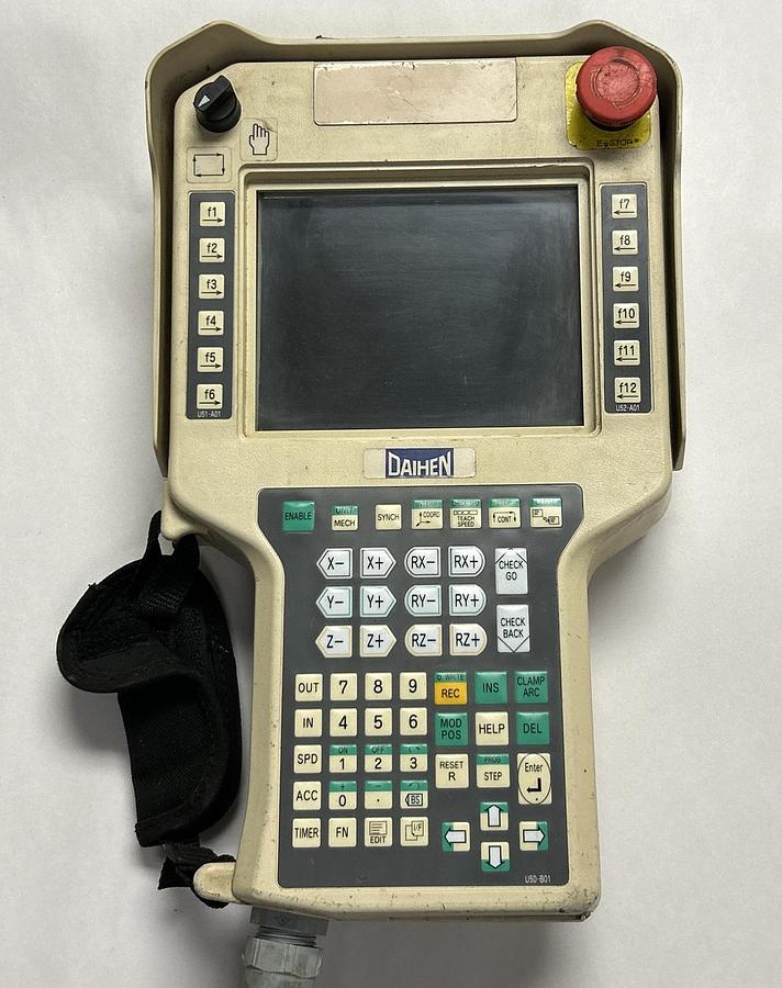 Used DAIHEN,AXTPDD0N-UC08,TEACH PENDANT MEMBRANE KEYPAD