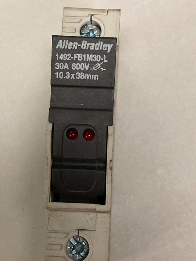 Used Allen Bradley,1492-FB1M30-L,Fuse Holder 30A  400/690V 50/60 Hz
