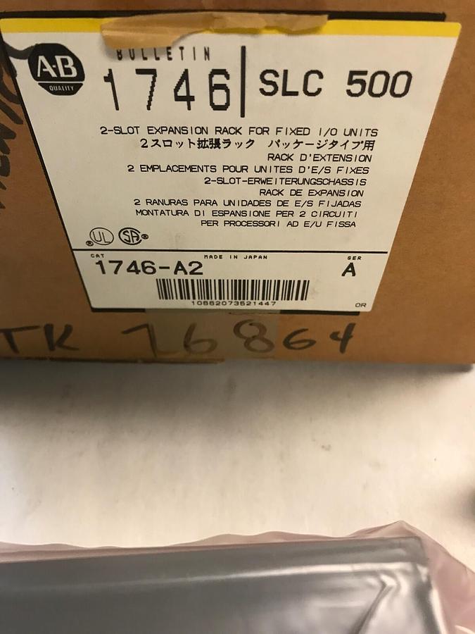 Used Allen Bradley,1746-A2,2-Slot Expansion Rack