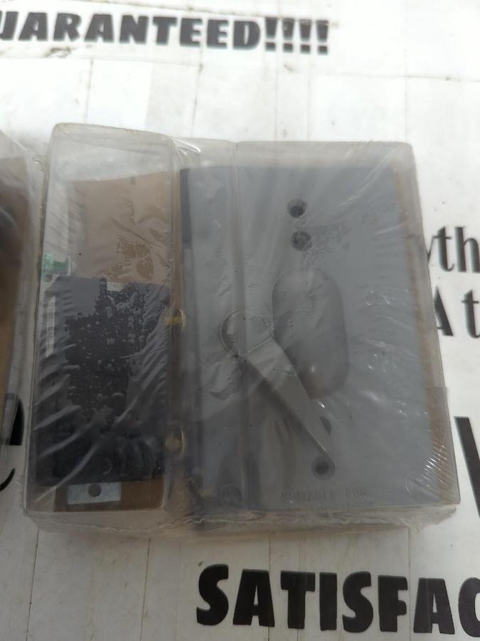 Used RED DOT,CCT-1-20,WEATHERPROOF (WET LOCATION) SWITCH COVER AND DEVICE LOT OF 2..