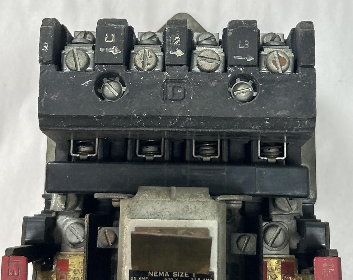 Used SQUARE D,8536C0-3,STARTER SIZE 1