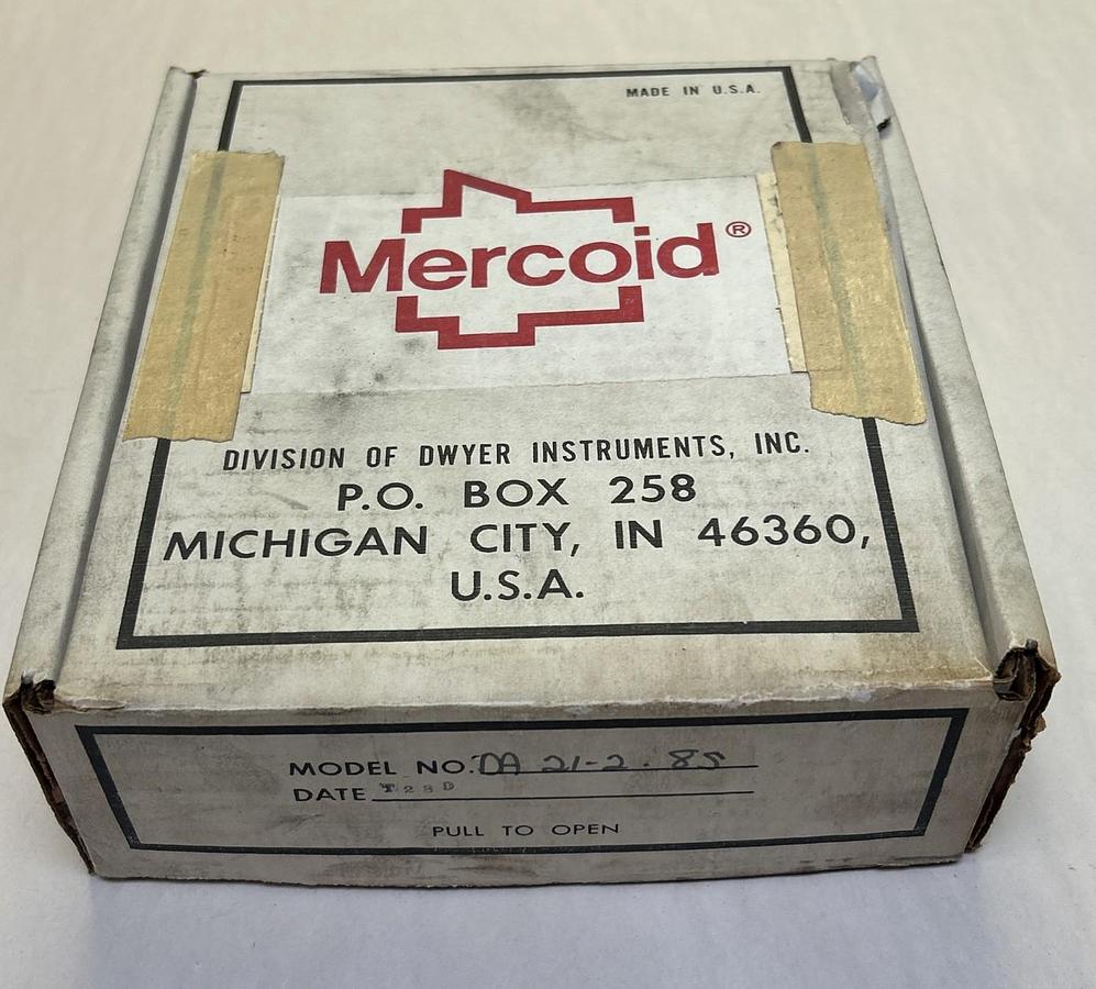 MERCOID,DA-21-2-8S,PRESSURE SWITCH NOS