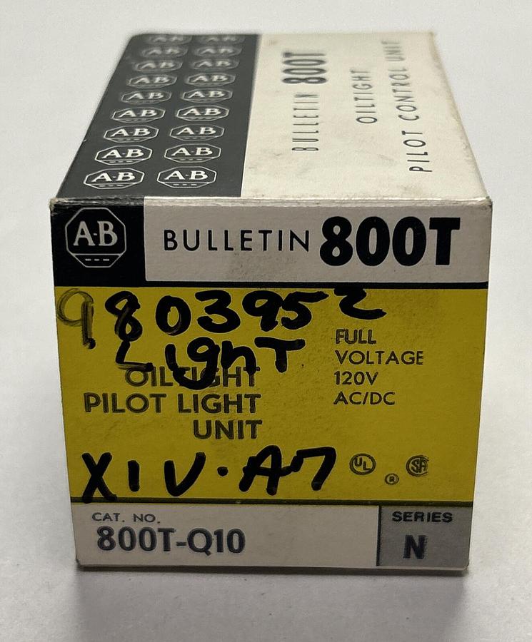 Used ALLEN BRADLEY,800T-Q10,PILOT LIGHT NEW