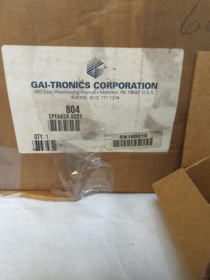 GAI TRONICS,804,SPEAKERASSEMBLY NOS