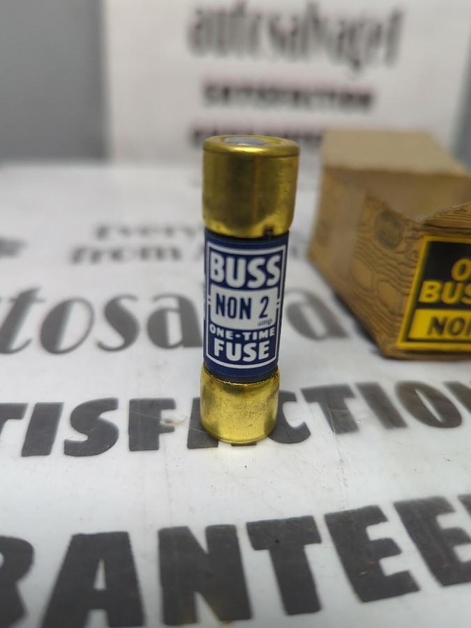 COOPER BUSSMANN,NON 2,ONE-TIME 2 AMP FUSES BOX OF 10 NOS