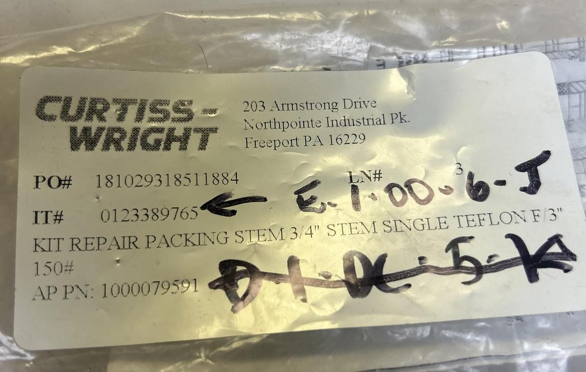 CURTISS WRIGHT,1000079591,REPAIR KIT NOS