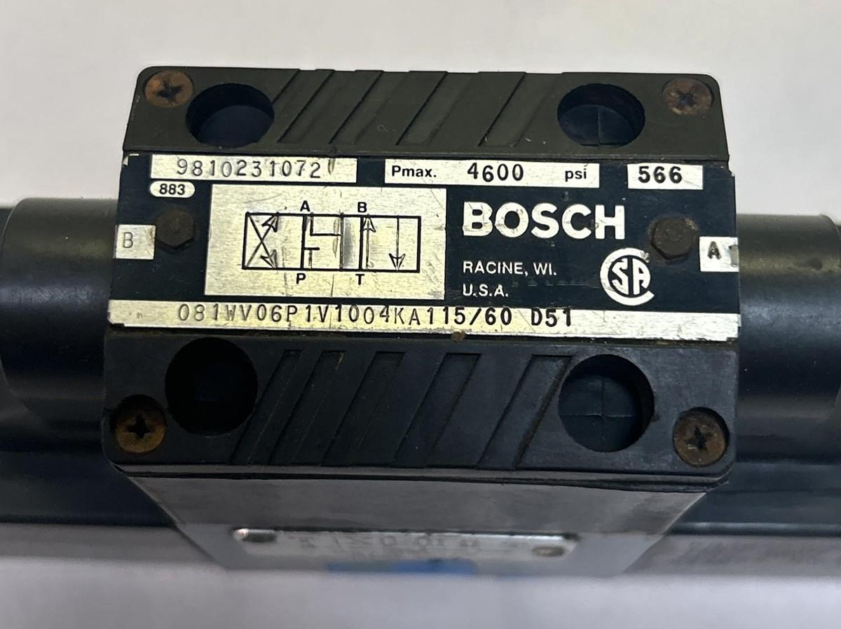 Used BOSCH,081WV06P1V1004KA115/60,DIRECTIONAL CONTROL VALVE