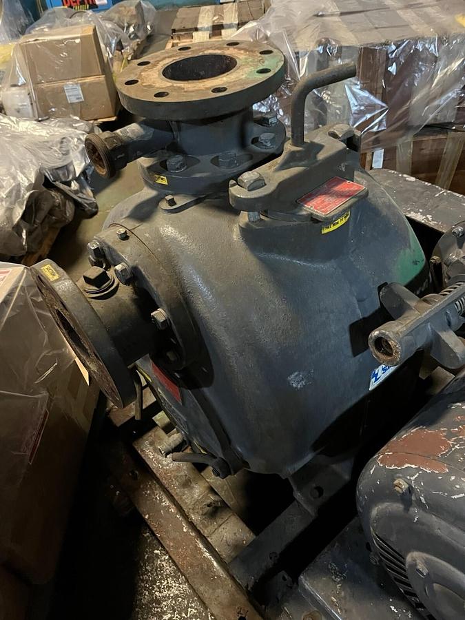 Used GORMAN RUPP,T4A3-B,SELF PRIMING T SERIES CENTRIFUGAL PUMP 4"X4" 25HP 3PH 1755RPM