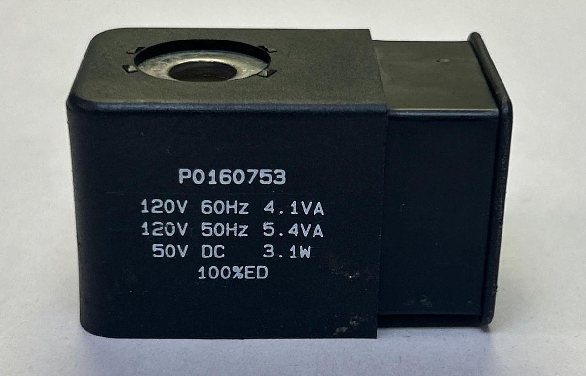 PARKER,P0160753,SOLENOID COIL 120V NOS