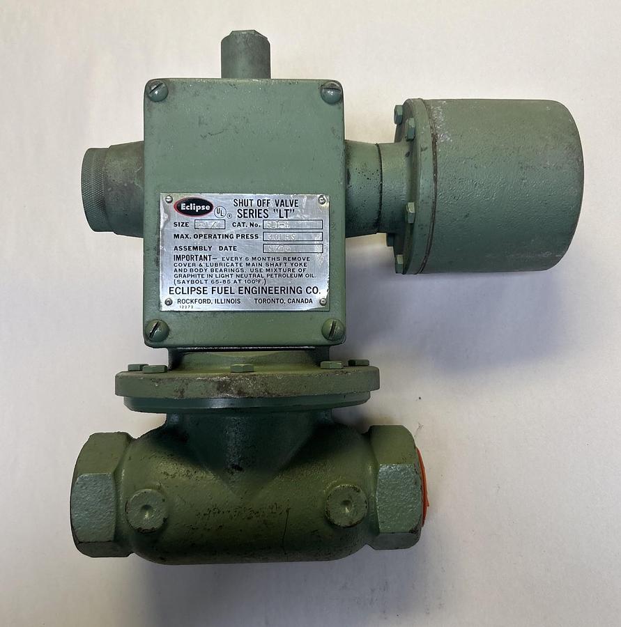 Used ECLIPSE,5LT-H,SHUT OFF VALVE 1-1/4 INCH