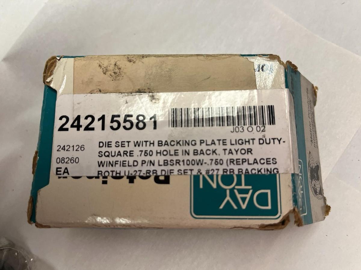 DAYTON,LRS-100,MOLD PUNCH RETAINER .750"