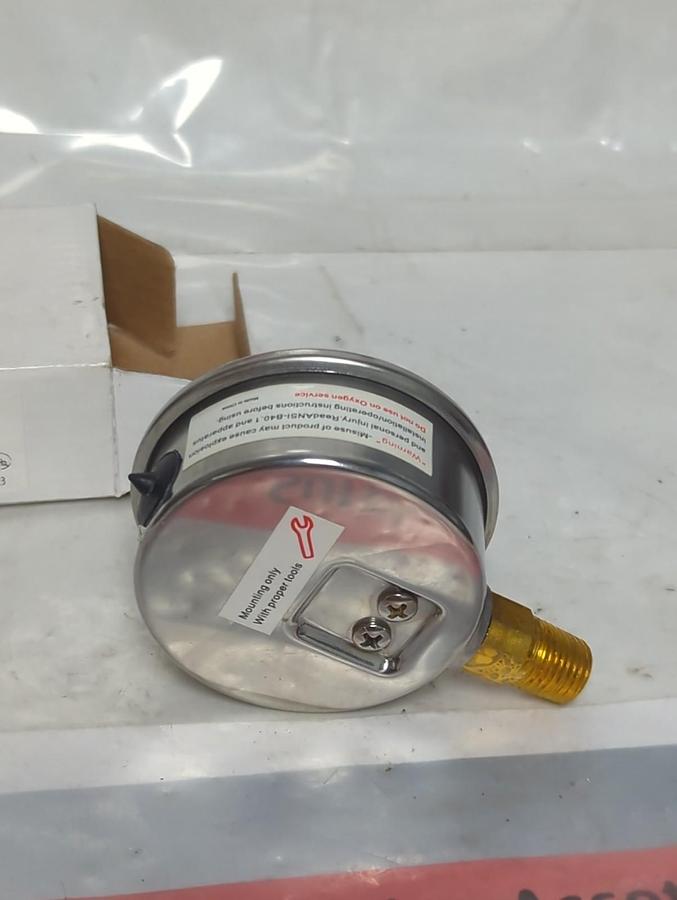 TRERICE,D82B,PRESSURE GAUGE 0-30PSI 1/4 NPT LM NOS