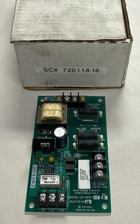 AJAX MAGNETHERMIC,72011A16,PC CIRCUIT BOARD NOS