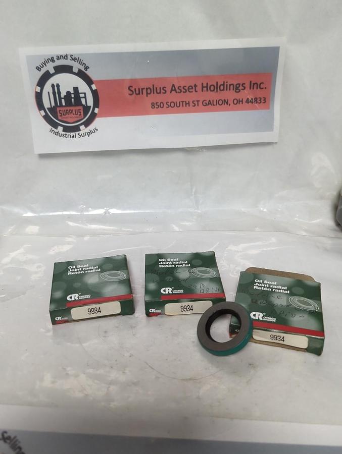 CHICAGO RAWHIDE,9934,OIL SEAL LOT OF 3 NOS