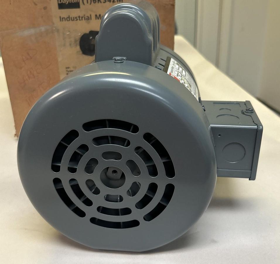 DAYTON,6K342M,INDUSTRIAL MOTOR 1/2HP 115/230V 1725RPM 1PH 56C FRAME
