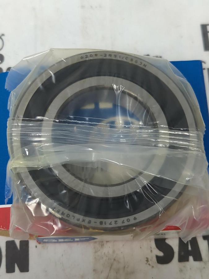 SKF,6209-2RSJEM,DOUBLE SEALED DEEP GROOVE BALL BEARING NOS