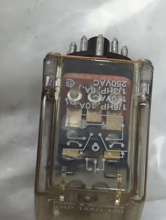 Used P&B,KRP14AN-120,PLUG IN RELAY 11-PIN LOT OF 3 PRE-OWNED