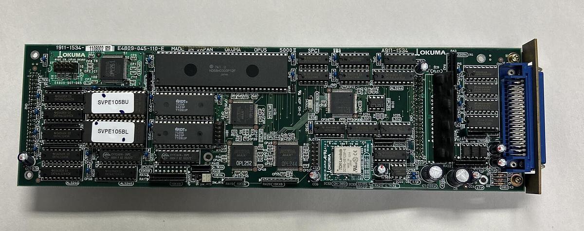 Used OKUMA,E4809-045-110-E OPUS 5000-II SPC1,PC BOARD