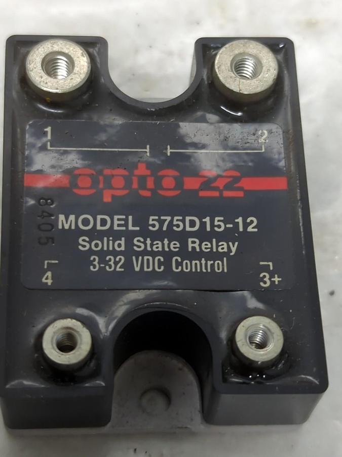 OPTO 22,575D15-12,SOLID STATE RELAY NOS
