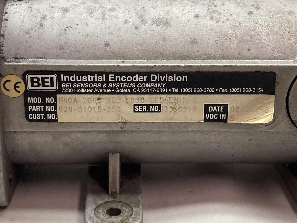 Used BEI,H40A-2048-ABC-8830-LED-EM16-S,Rotary Encoder