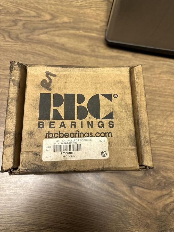 RBC,Y-160-L,Follower Bearing,1-3/4" Bore 5" Outside Diameter