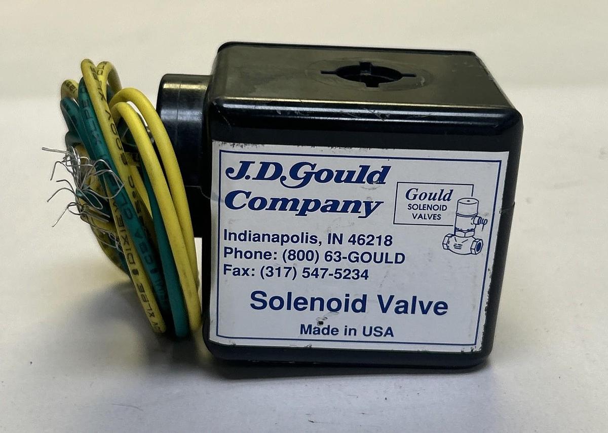 JD GOULD,J41232-CC-M6,SOLENOID COIL 120V NOS