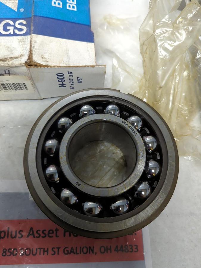 NTN,5312WLC3,BALL BEARING WITH SNAP RING NOS