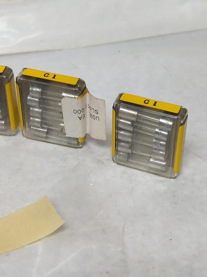COOPER BUSSMANN,C1,FAST ACTING 1 AMP FUSE LOT OF 36 NOS
