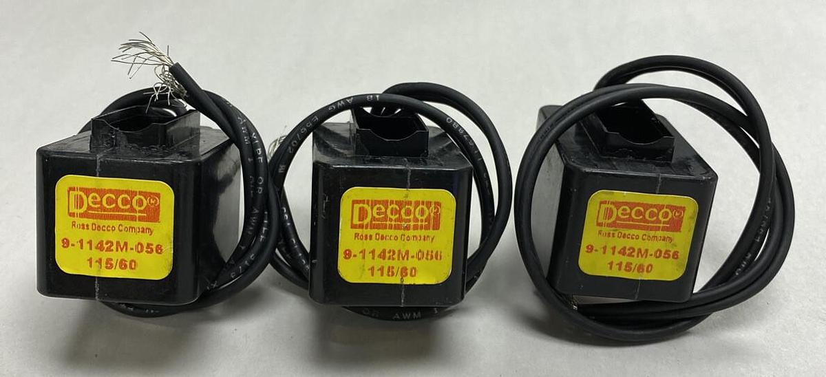 Decco,9-1142M-056,Coil 115/60 Lot Of 3