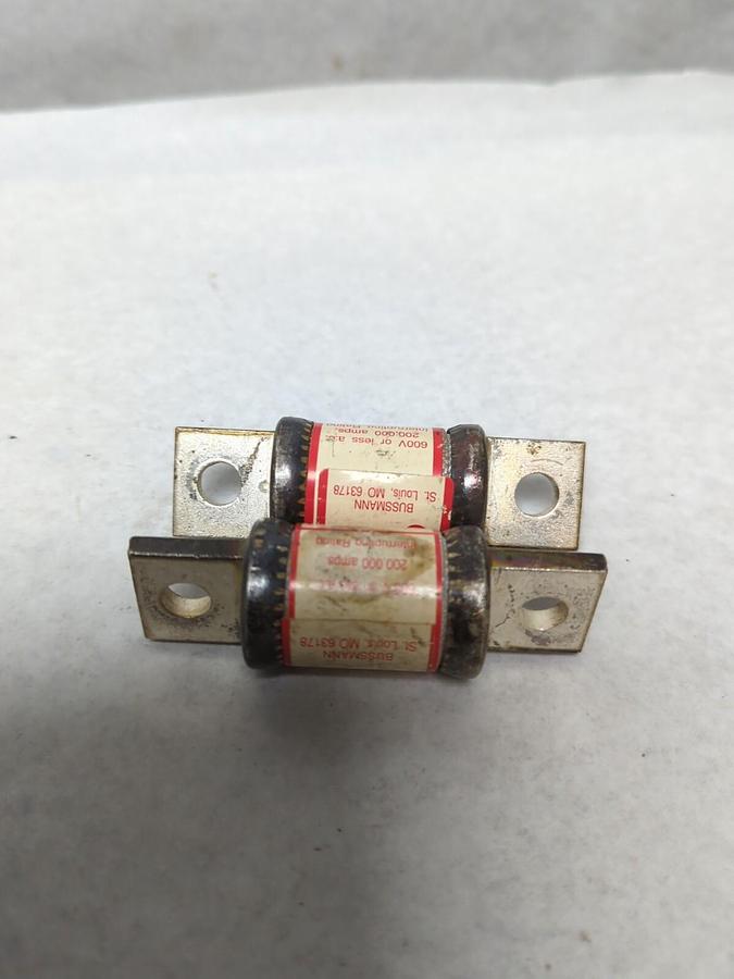 Used COOPER BUSSMANN,JJS-110,T-TRON 110 AMP FUSE LOT OF 2 PRE-OWNED
