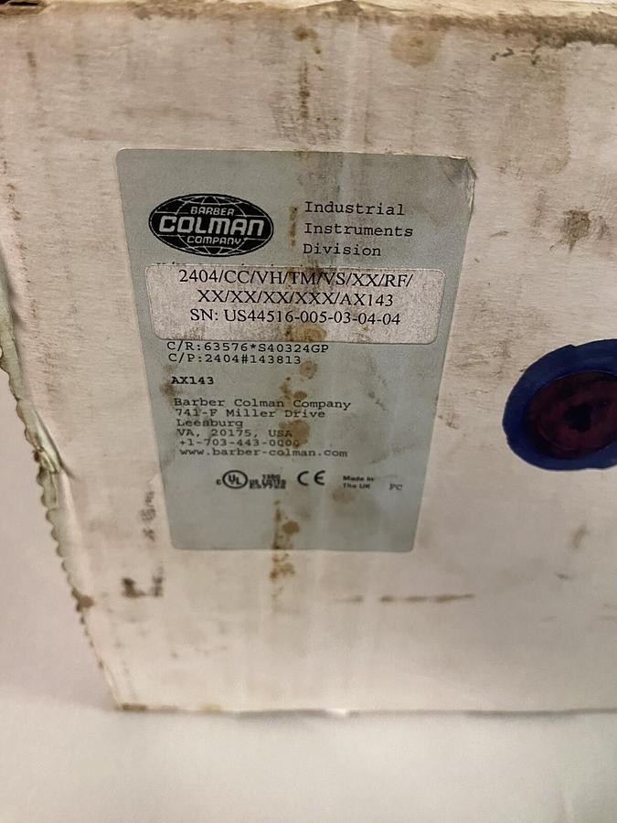 Barber Colman,Eurotherm,2404/CC/VH/FM/VS/XX/RF/,Temperature Controller