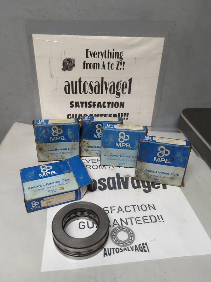 ANDREWS,909,THRUST BALL BEARING LOT OF 5 NOS