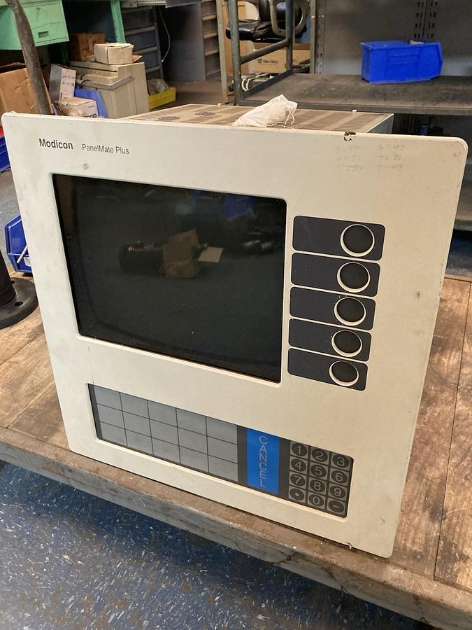 Used Modicon,91-01213-01/09-00295,PanelMate Plus 4000 Screen Operator Interface 1ph