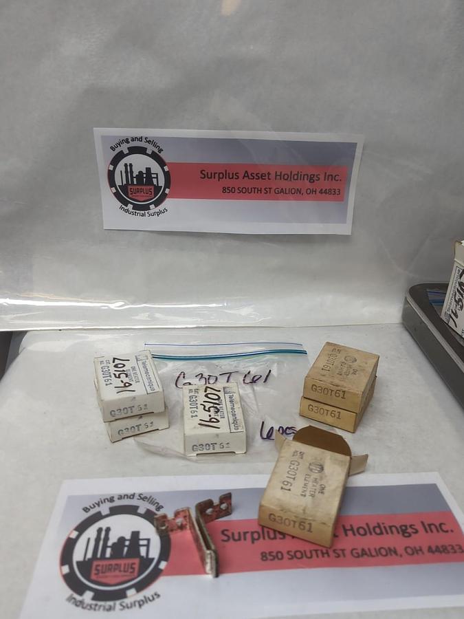 TELEMECANIQUE,G30T61,OVERLOAD HEATER ELEMENT LOT OF 6 NOS