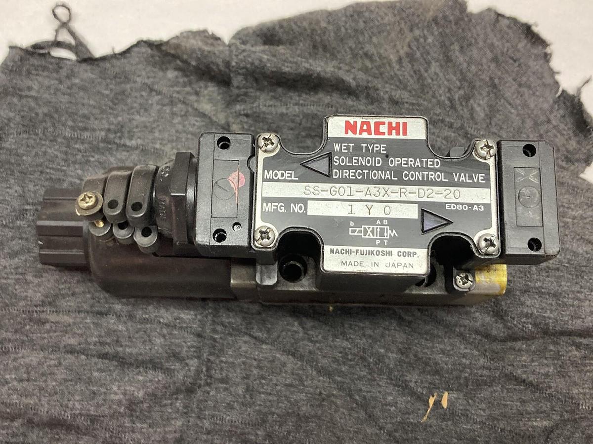 Used Nachi,SS-G01-A3X-R-D2-20,Solenoid Directional Control Valve