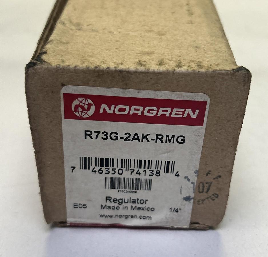 Used NORGREN,R73G-2AK-RMG,PRESSURE REGULATOR NEW
