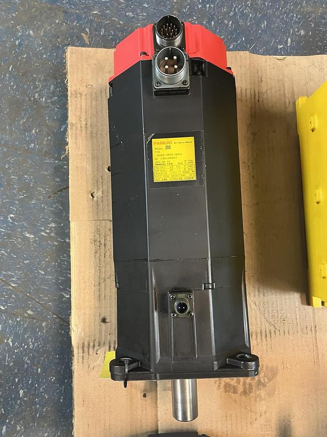 Used GE FANUC,A06B-0502-B201,AC SERVO MOTOR