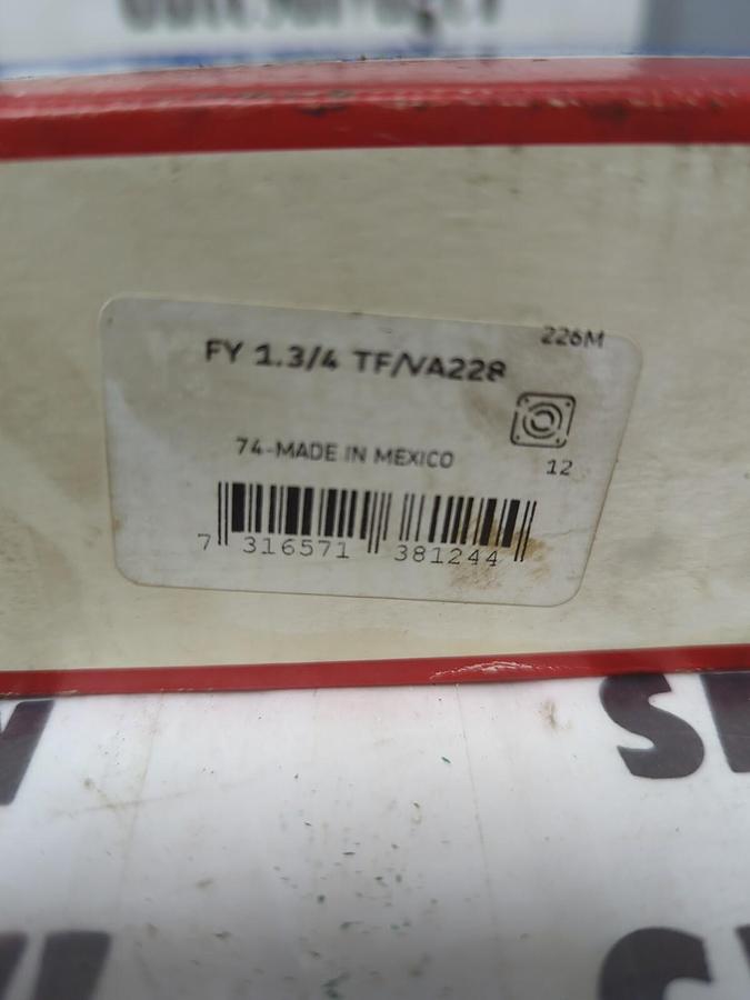SKF,FY 1.3/4 TF/VA228,FLANGE MOUNT BEARING 4-BOLT BASE NOS