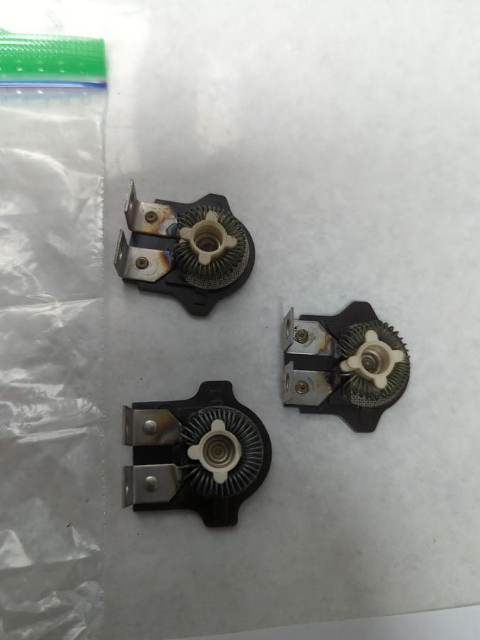 Used WESTINGHOUSE,AF-1.2,OVERLOAD THERMAL HEATER RELAY LOT OF 3 MISSING SCREWS USED