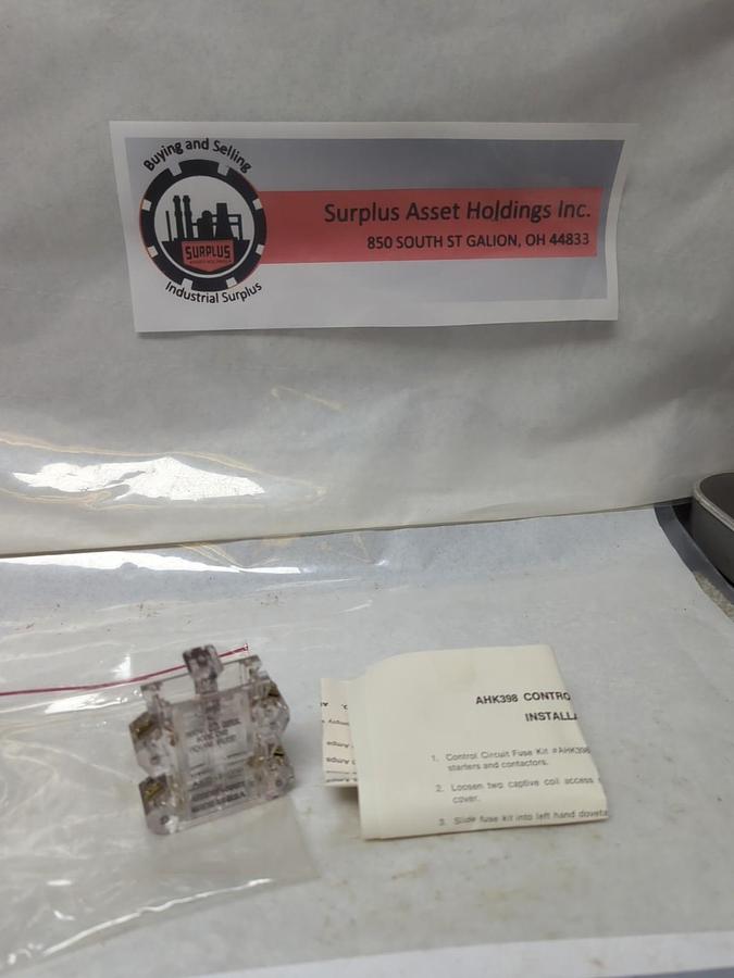 CROUSE HINDS,AHK398,CONTROL CIRCUIT FUSE KIT NOS