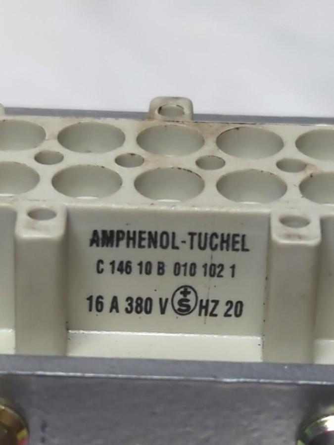 AMPHENOL-TUCHEL,C146 10B 010 102 1,10-PIN CONNECTOR LOT OF 3 NOS