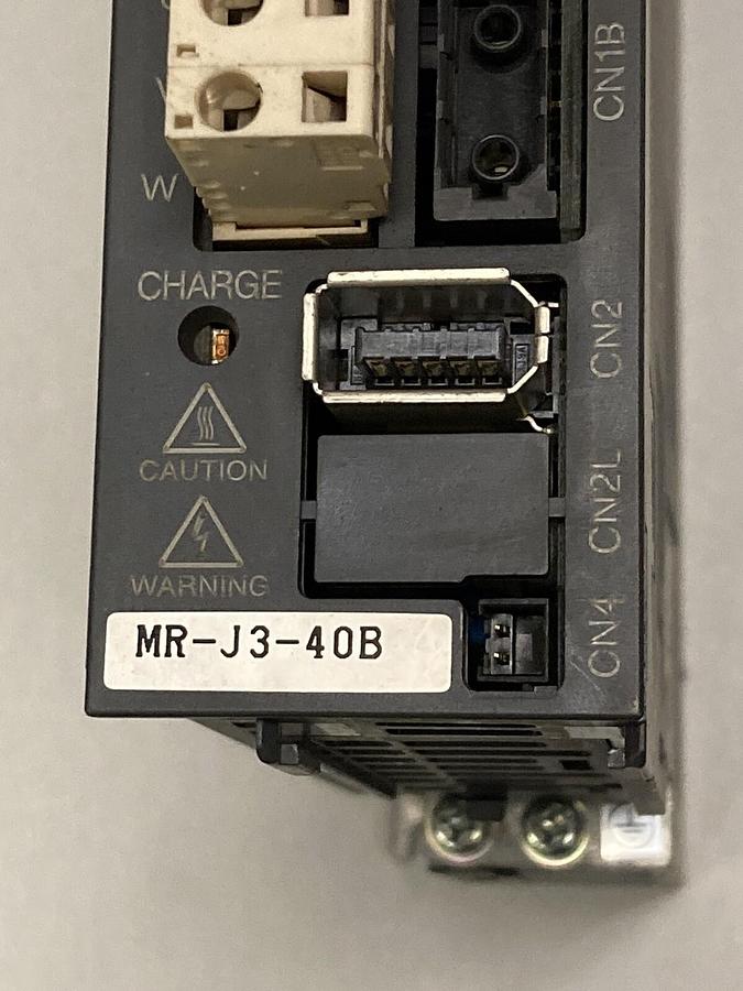 Used MITSUBISHI,MR-J3-40B,AC SERVO AMPLIFIER 400W, 170V