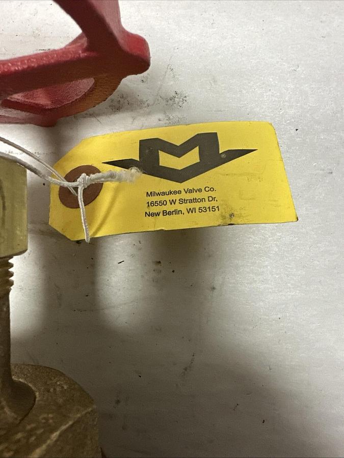 Milwaukee,300SWP 1000WOG,1" Brass Gate Valve