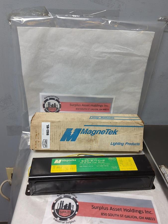 MAGNETEK,930-K-TC-P,RAPID START BALLAST 120V 60HZ NOS